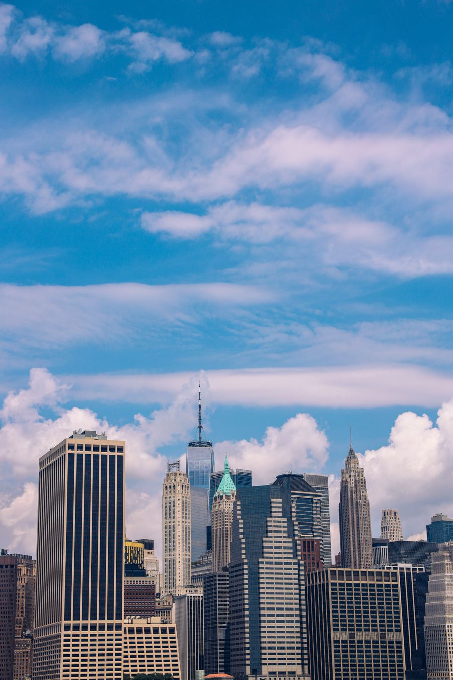 a view of the city skyline with a blue sky — eSIM Troubleshooter remembers, so repeat travelers barely type.